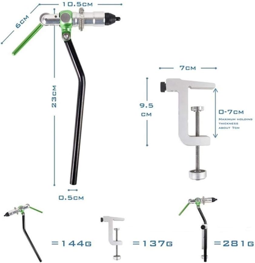 M MAXIMUMCATCH Maxcatch Rotary Fly Tying Vise Alloy Travel Vise