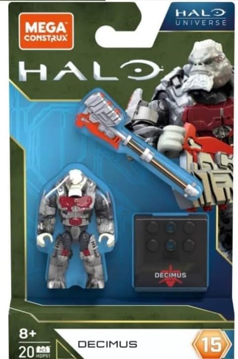 Mega Construx Halo Heroes Series 15 Complete Set of 5 Buildable Action Figures