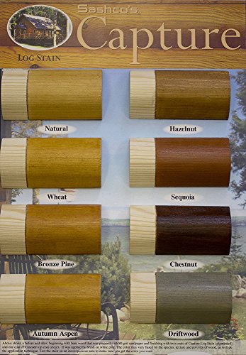 Sashco Capture Capture Log Stain, 5 Gallon Pail, Wheat (Pack of 1)