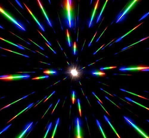 100 PAIRS 3D GLASS Rainbow Diffraction 3D Fireworks Glasses Neon Multi-Starbursts for Fireworks Displays/Holiday Lights/Club/Concert Lights (100