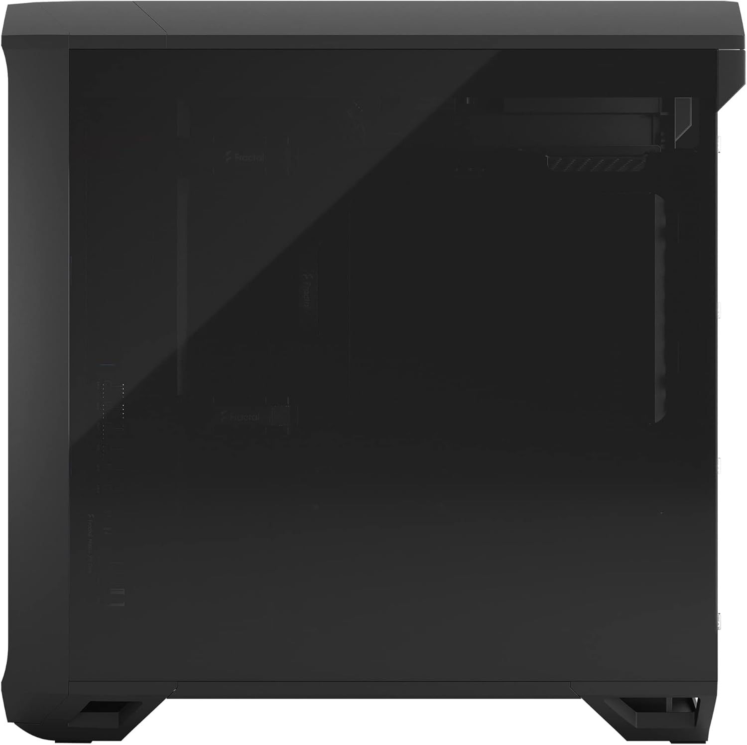 Fractal Design Torrent Compact RGB Black - Light Tint Tempered Glass Side Panels - Open Grille for Maximum air Intake - Two 180mm RGB PWM Fans