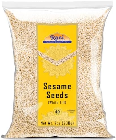 Rani Sesame Seeds Whole Brown, Raw (Till) 28oz (800gm) ~ All Natural | Gluten Friendly | NON-GMO | Vegan | Indian Origin