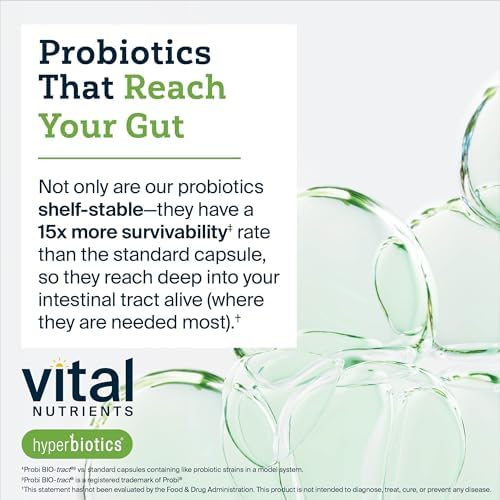 Vital Nutrients Prebiotic & Probiotic, 60 Vegan Capsules