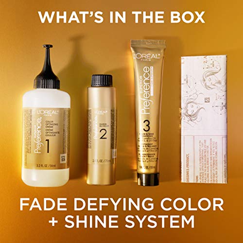 L'Oreal Paris Superior Preference Fade-Defying Color + Shine System, 10NB Ultra Natural Blonde(Packaging May Vary)