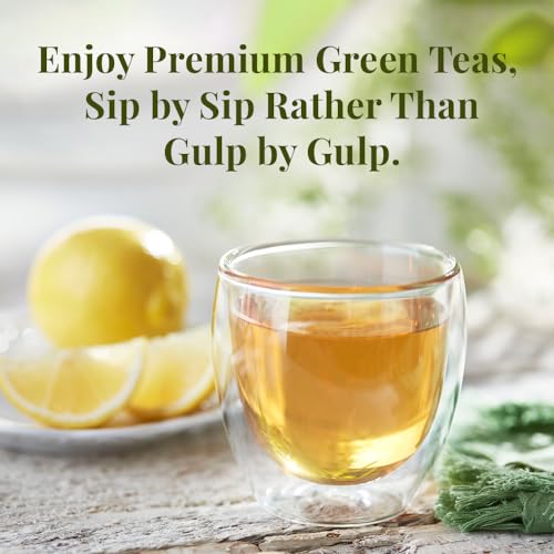 The Republic of Tea Organic Turmeric Ginger Green Tea, Low Caffeine, 50 Ct | A gentle cup for everyday sipping. Fresh and lightly vegetal with notes of warming spice and sweet cinnamon.