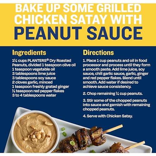 Planters Unsalted Dry Roasted Peanuts, 35 Ounce