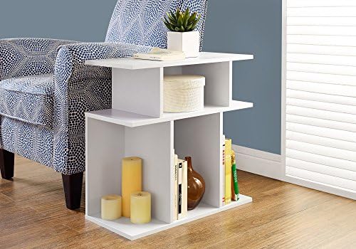 Monarch Specialties , Accent Side Table, Cappuccino, 24H"