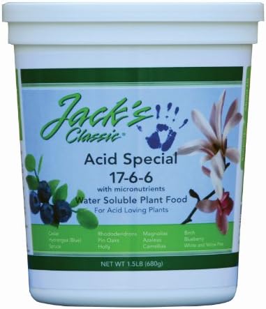 J. R. Peters, INC, Jacks Acid Special 1.5#, Part No. 207323 (Catalog Category: FERTILIZERS/General - HOMEOWNER)