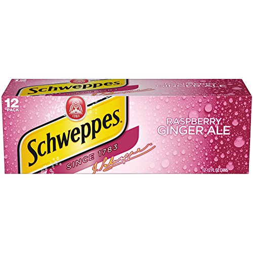 Schweppes Raspberry Ginger Ale - 12 oz cans - 12pk