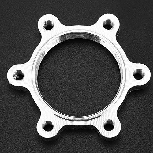 Aluminium Alloy Freewheel Threaded Hubs Disk Disc Brake Rotor 6 Bolt Flange Adapter Replacement Part, 10Pcs/Pack (48mm/1.89inch)