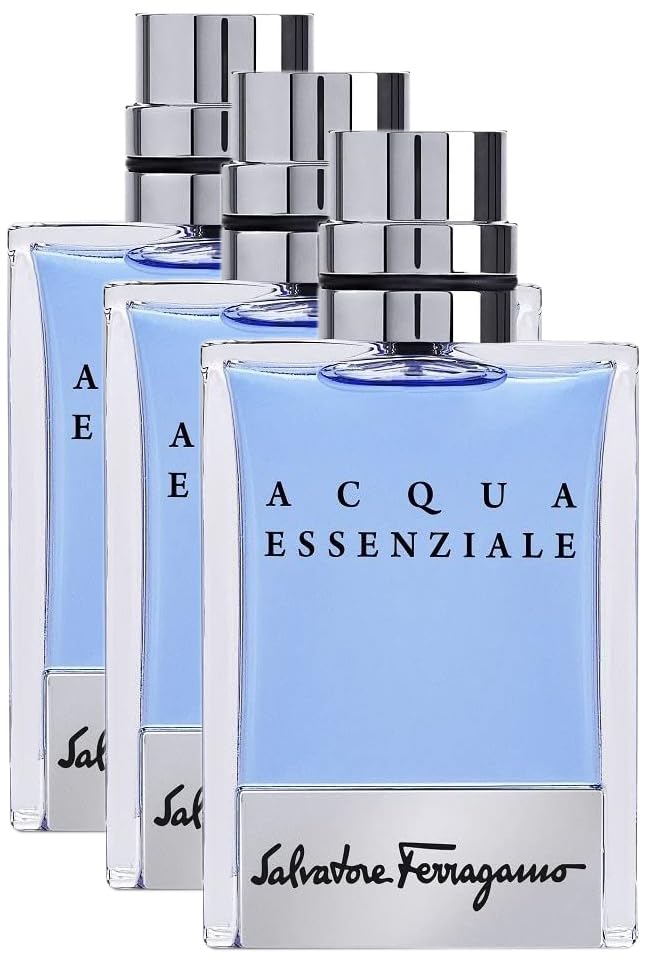 FERRAGAMO Acqua Essenziale Eau de Toilette Pour Homme, Cologne Spray for Men