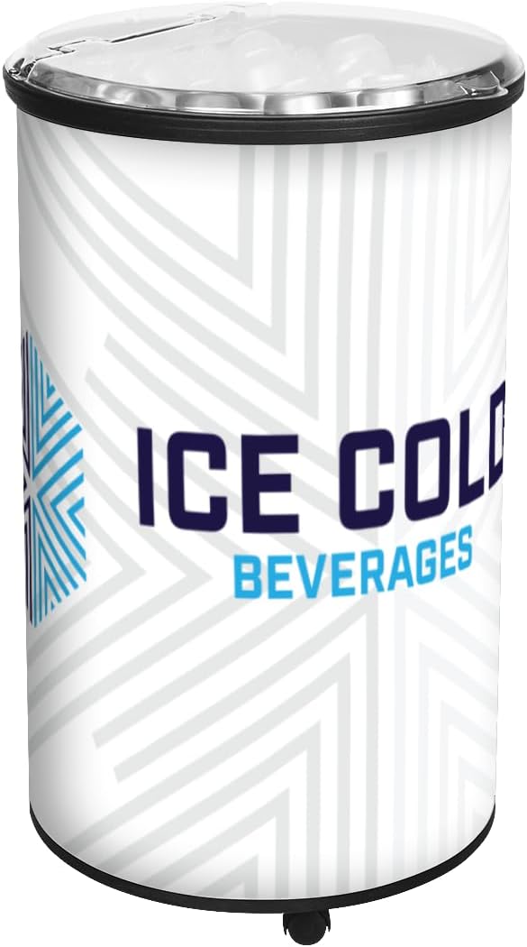 Ice Hawk 72 Quart Cooler with Wheels, Black | Durable Rotomolded Insulated, For Large Gatherings, Work, Patio, Bar, Beverages Party Events, USA Made
