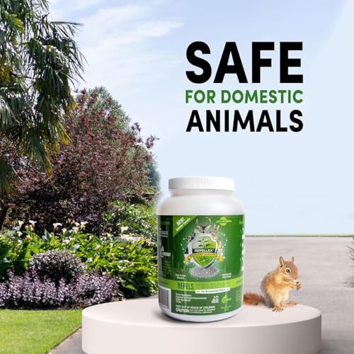 Repels All Animal Repellent Outdoor 3 lbs – Ready-to-Use Granular Formula – Deer & Rabbit Repellent for Lawn