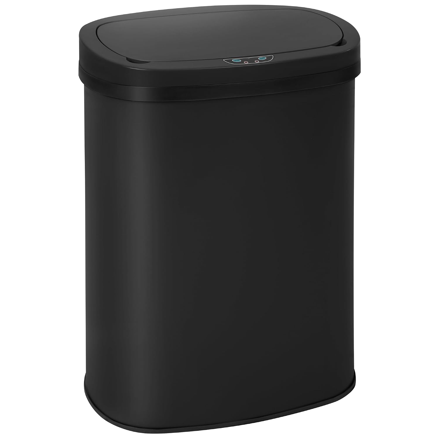 13 Gallon Touch-Free Automatic Stainless-Steel Trash Can Garbage Can Metal Trash Bin with Lid for Kitchen Living Room Office Bathroom, Electronic Motion Sensor Automatic Closure & Opening