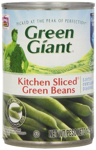 Green Giant Kitchen Sliced Green Beans, 14.5-Ounce (Pack of 8)