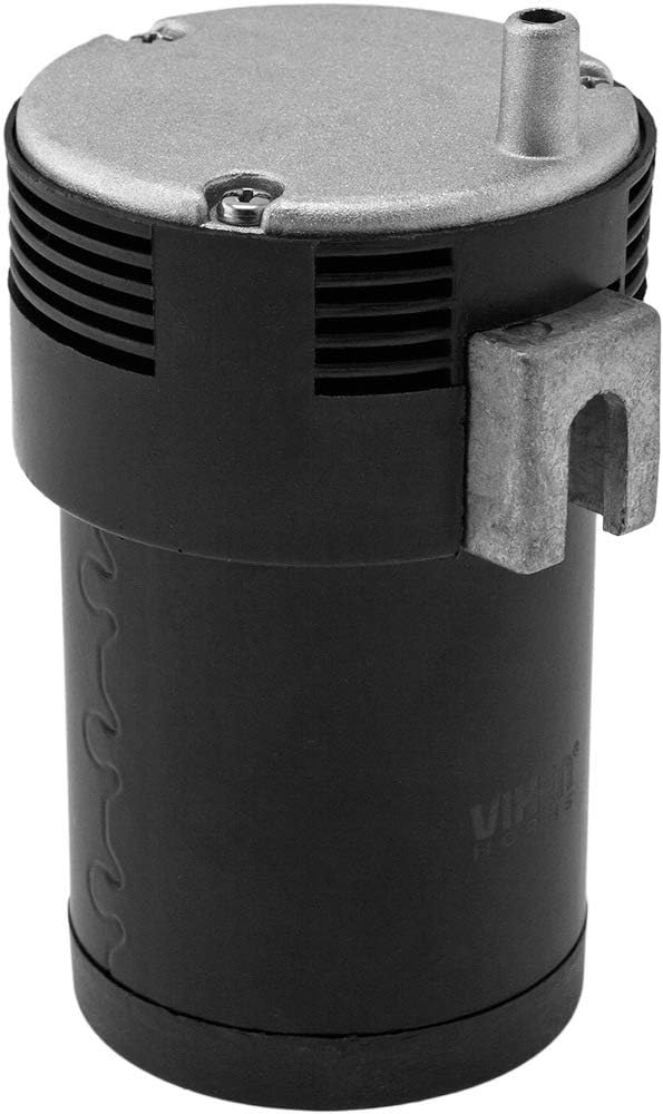 Vixen Horns 2-Trumpet Air Horn Kit with Dual Air Compressors VXH2112B 12V Compact Electric Train Horn Kit, Super Loud dB, Black