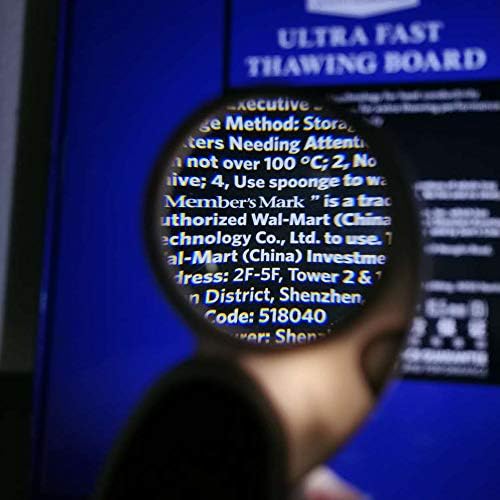 TECHSHARE Magnifying Glass with Light, Lighted Magnifying Glass