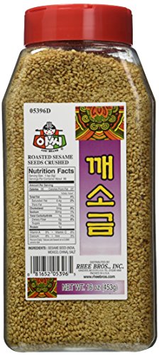 Assi Roasted Crushed Salt Sesame Seeds, 16 Ounce