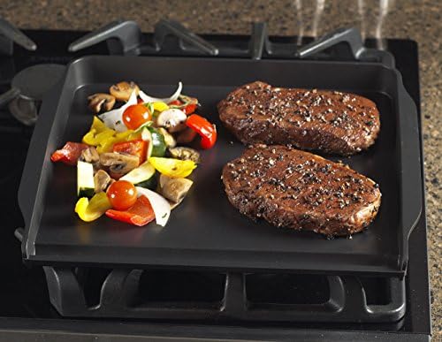 Nordic Ware 2 Burner Backsplash Griddle, Nonstick