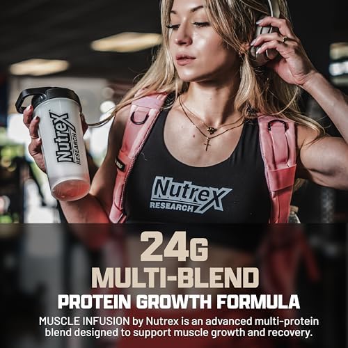 Nutrex Research Vanilla Whey Protein Powder for Men and Women Muscle Recovery Support