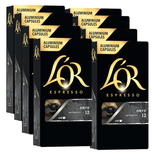 L'OR Espresso Capsules, Dark Roast, Onyx, 10 Capsules