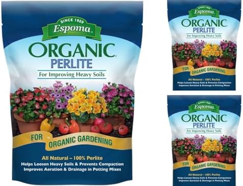 Espoma Organic Perlite, All Natural and Approved for Organic Gardening. Helps Loosen and Aerate Heavy Soils