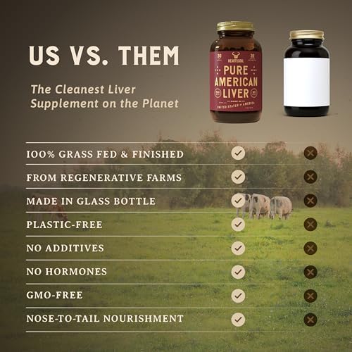 HEART & SOIL Beef Organs Supplement, 180 Capsules