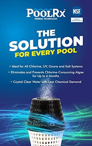 PoolRx Pool Unit #101001 6 Month Algaecide Blue Treats 7.5k-20k gallons, Single