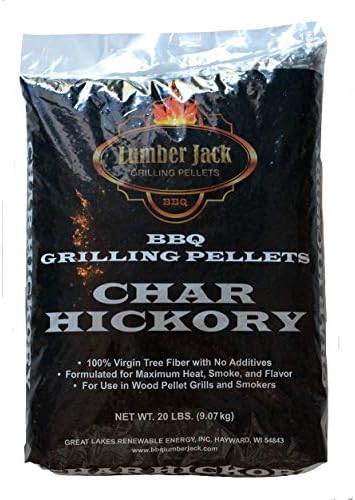 Lumber Jack Char Hickory BBQ Grilling Pellets - 20 lbs.