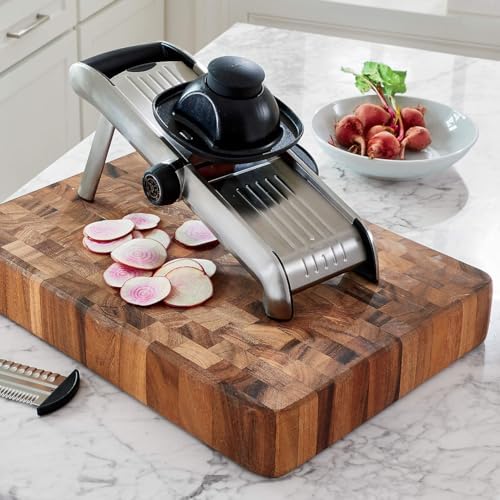 Ironwood Gourmet End Grain Union Stock Yard Professional Chopping Butcher Block, Brown