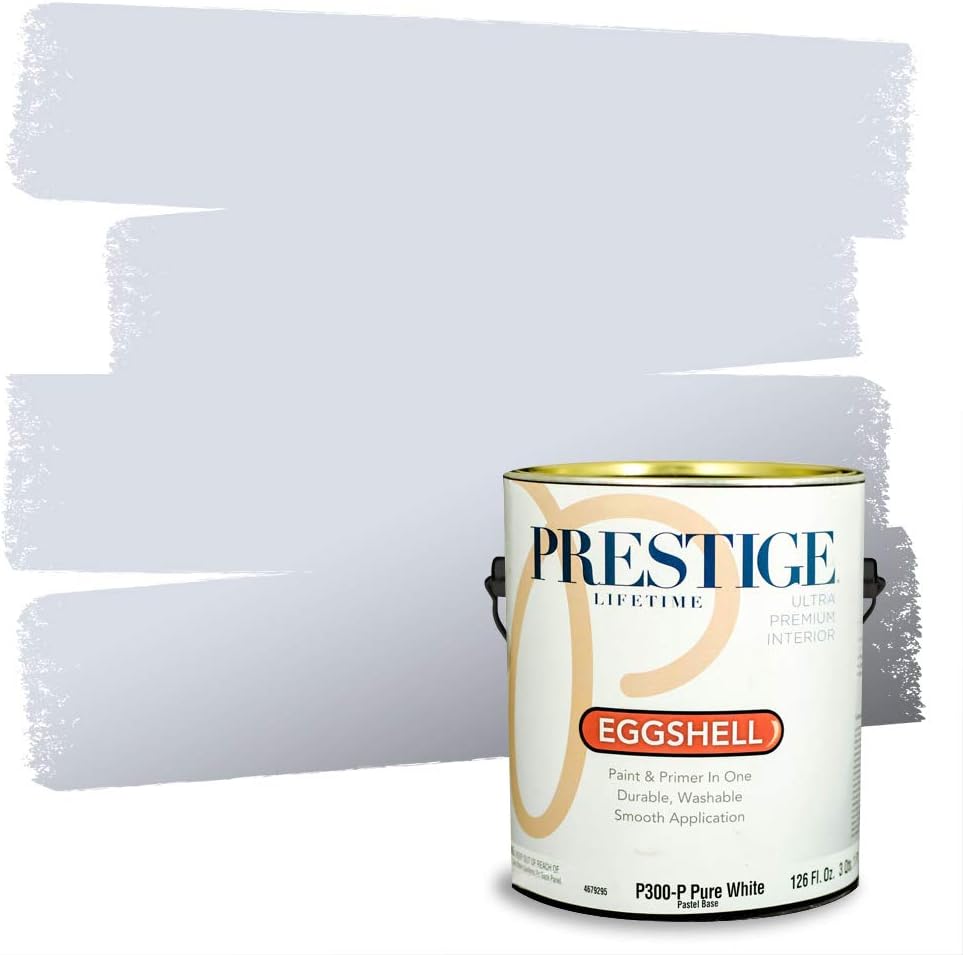 PRESTIGE Paints Exterior Paint and Primer In One, 1-Gallon, Semi-Gloss, Comparable Match of Sherwin Williams* Nifty Turquoise*