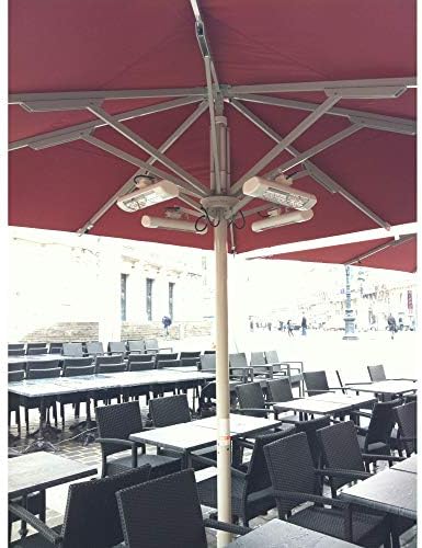 SUNHEAT Outdoor Weatherproof Electric Wall Mounted Patio Heater