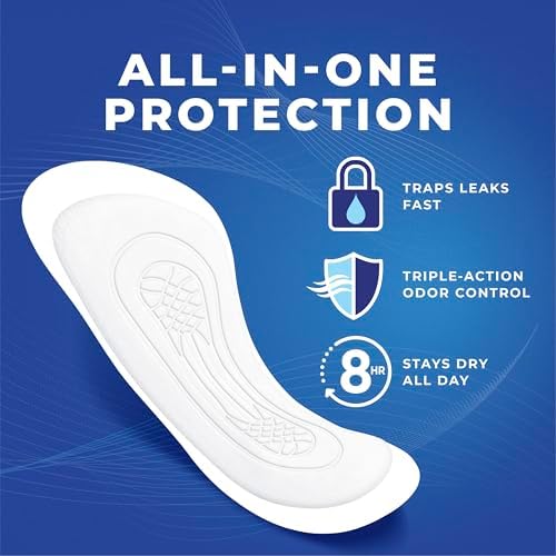 Stayfree Ultra Thin Super Long Pads with Wings For Women, Reliable Protection and Absorbency of Feminine Moisture, Leaks and Periods, 32 count