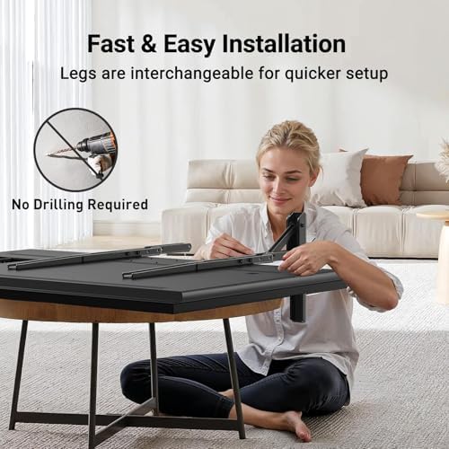 PERLESMITH Universal TV Stand Mount for 20-75 Inch TVs, Height Adjustable Table Top TV Stand