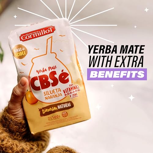 CBSe Silueta Naranja Yerba Mate – 500g (1.1 lb) Loose Leaf Herbal Tea – Argentine Yerba with Natural Orange Flavor – Light, Citrus-Infused.
