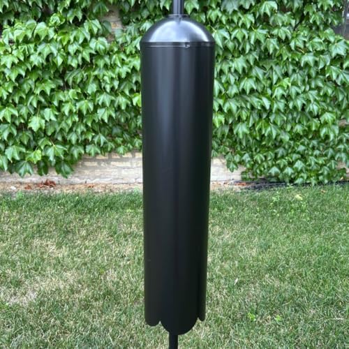 SB2D Cylindrical Squirrel and Raccoon Baffle, Black, 28" x 6.25" - Made in USA