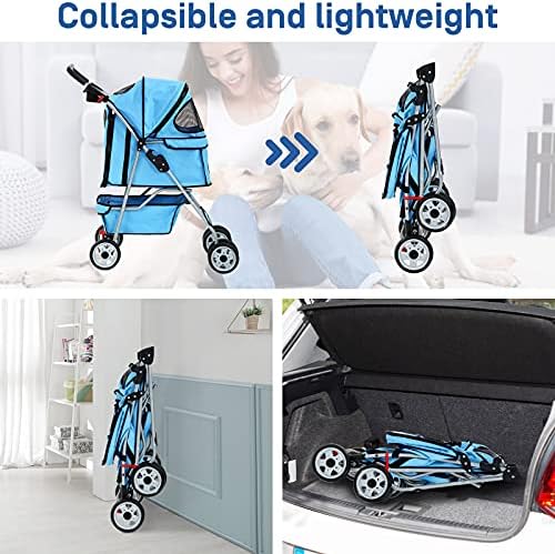 Best 4 Wheels Pet Stroller for Dog and Cat Stroller