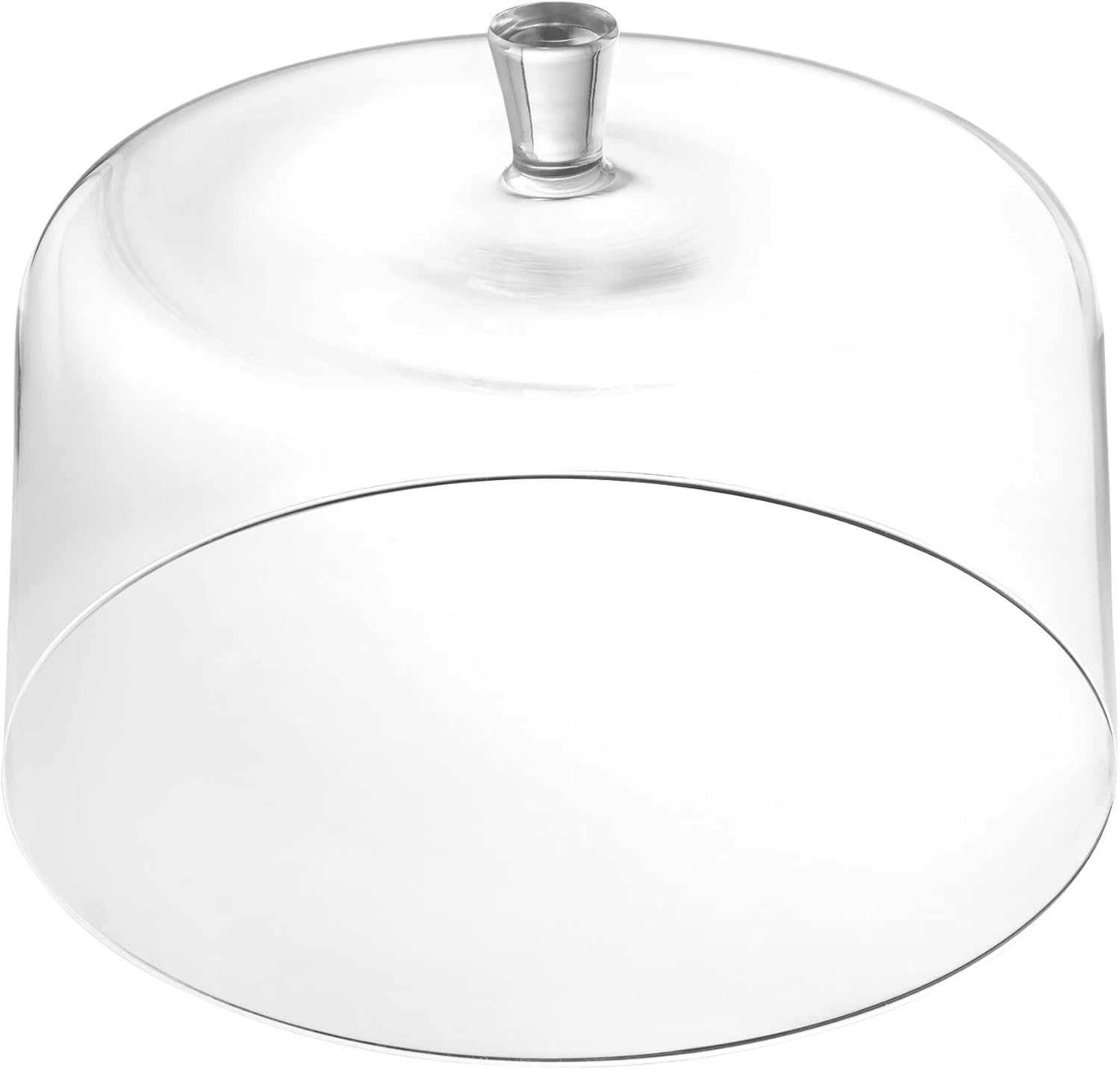 Barski - Euorpean Quality Glass - Extra Large Glass - Clear - Cake Dome - 11.5" Diameter - Made in Europe