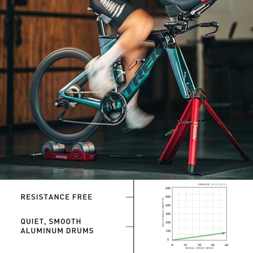 FEEDBACK SPORTS | Omnium Lightweight and Portable Bike Trainer | for 16” to 29” Wheels | Travel Bag Included
