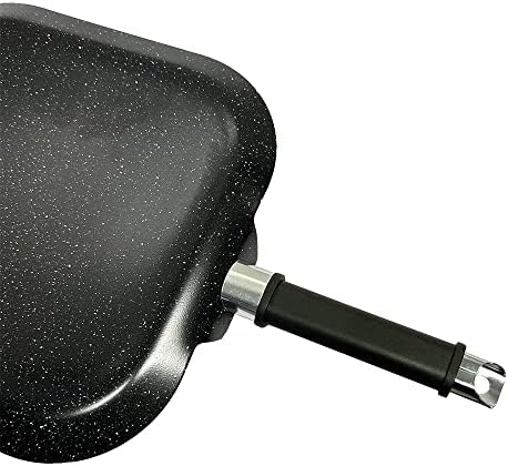 Heavy Gauge Aluminum Nonstick Square Griddle Pan, 11'' x 11'' Frying Pan Cook