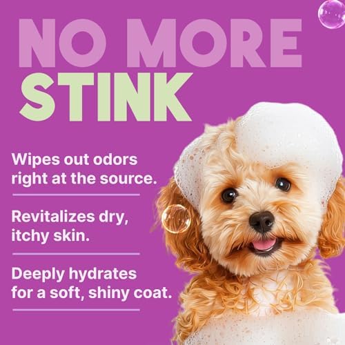 TropiClean High Concentrate Dog Shampoo, Professional Grade & Size for Groomers, 42:1 Dilution, Puppy Safe, USA Made, Pure Plum Scent, 1 Gallon