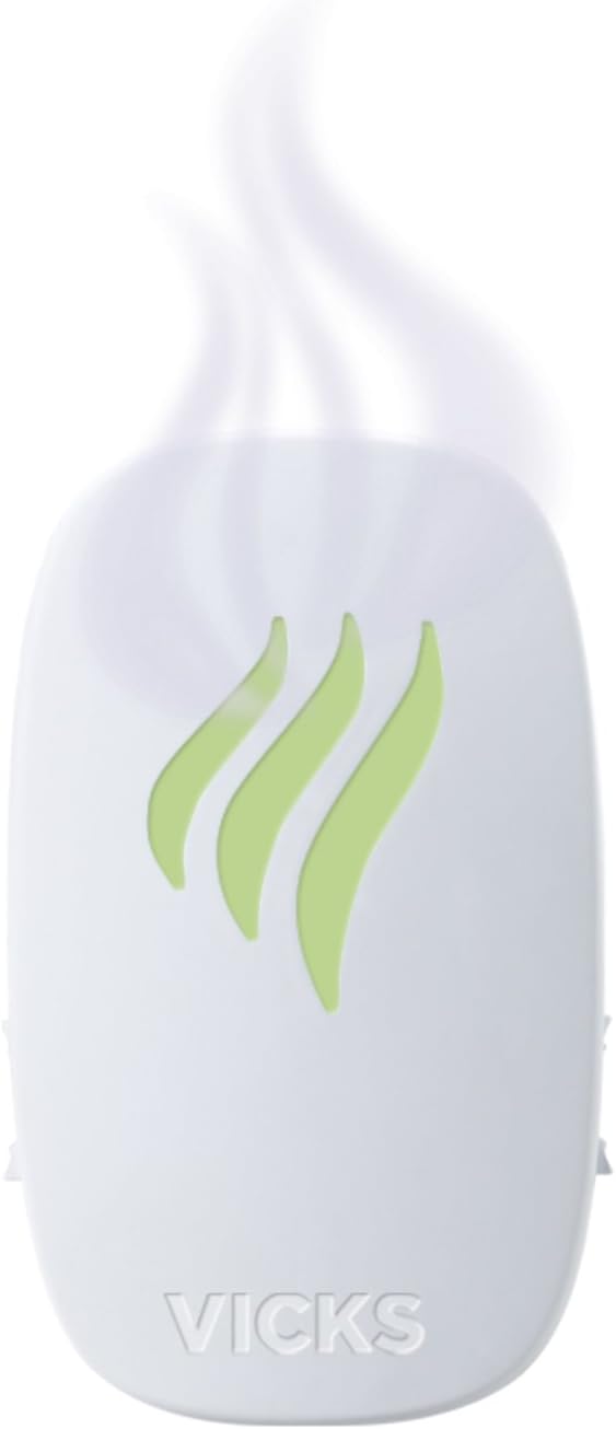 Vicks Advanced Soothing Vapors Waterless Vaporizer (Pack of 1) | Vaporizer with Night Light and VapoPads to Help Relieve Discomfort from Colds and Flu