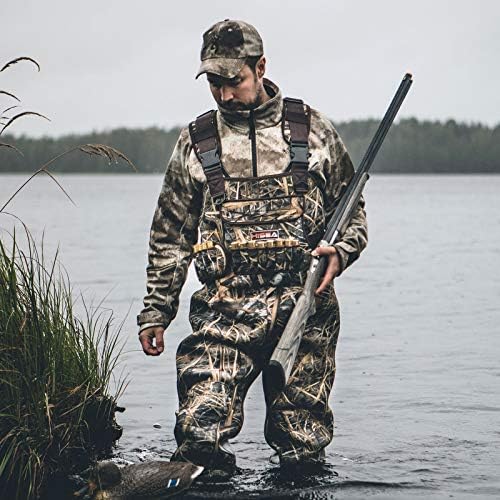 HISEA Hunting Waders for Men 600G Insulated Neoprene Chest Wader Waterproof | 4.5mm Neoprene, with Boots, for Fishing & Duck Hunting
