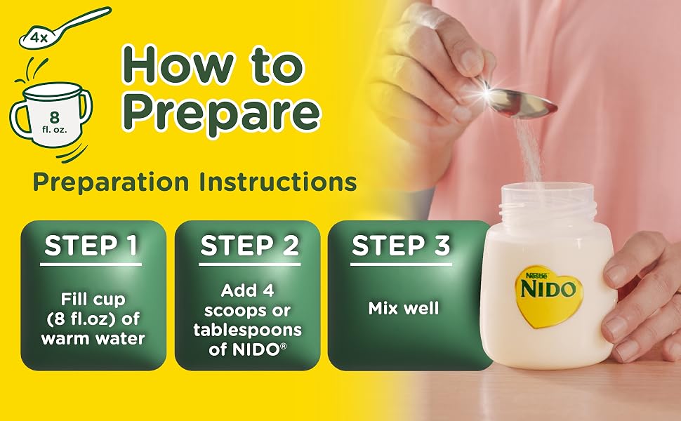 Nido How to Prepare