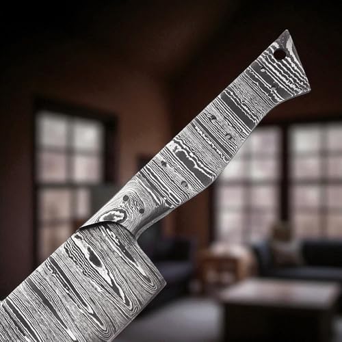Poshland BBC-664 Custom Handmade Damascus Steel 8 Inches Chef blank Blade, kitchen blank blade