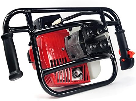 XtremepowerUS 2.5HP Post Hole Digger 63cc Gas-Powered 2-Stroke Auger Digging Drill Shaft Size 3/4" (Machine Only)