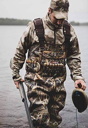 HISEA Hunting Waders for Men 600G Insulated Neoprene Chest Wader Waterproof | 4.5mm Neoprene, with Boots, for Fishing & Duck Hunting