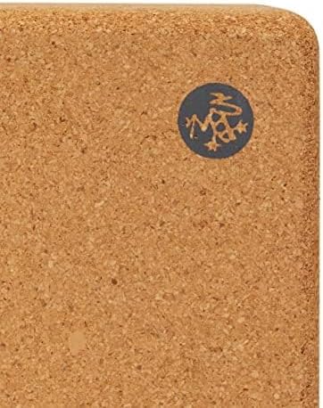 Manduka Yoga Block - Fine-Grain Block, Yoga Equipment, Home Gym Accessory, Pilates Tool, Lightweight for Travel, Extra Firm Workout Accessory with Comfortable Edges