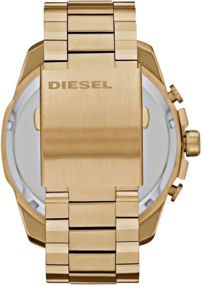 Diesel Mega Chief Watch for Men, Chronograph Men's Watch