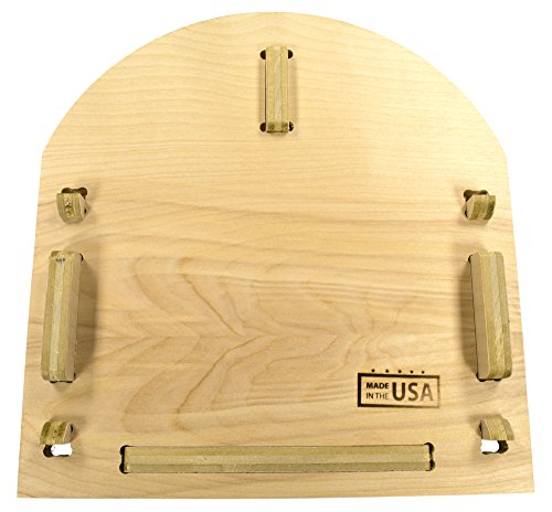 EISCO Classic Wooden Toolbox Made in America 22.25" Long x 10 Wide" x 10.5" High, Unfinished American Birch Plywood - hBAR at Home Series